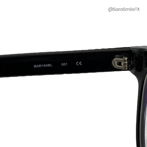 BCBGMAXAZRIA Black Framed Blue Light Blocker Glasses w/ Original Case - NWOT - Picture 10 of 12